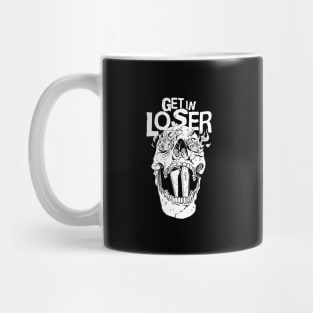 get in loser coffin soft grunge gothic goth aesthetic Mug